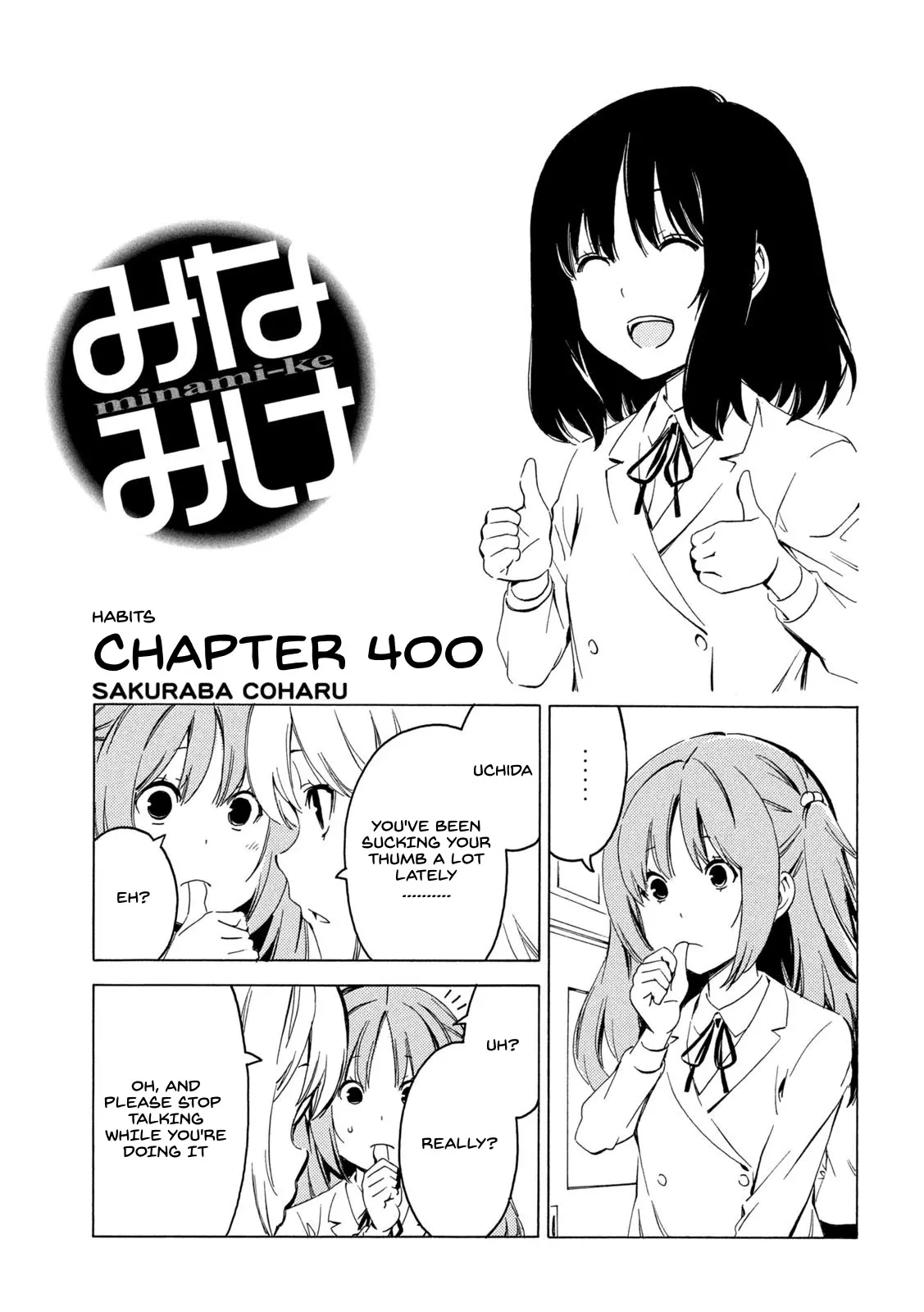 Read Minami-ke Chapter 400 - Habits Online