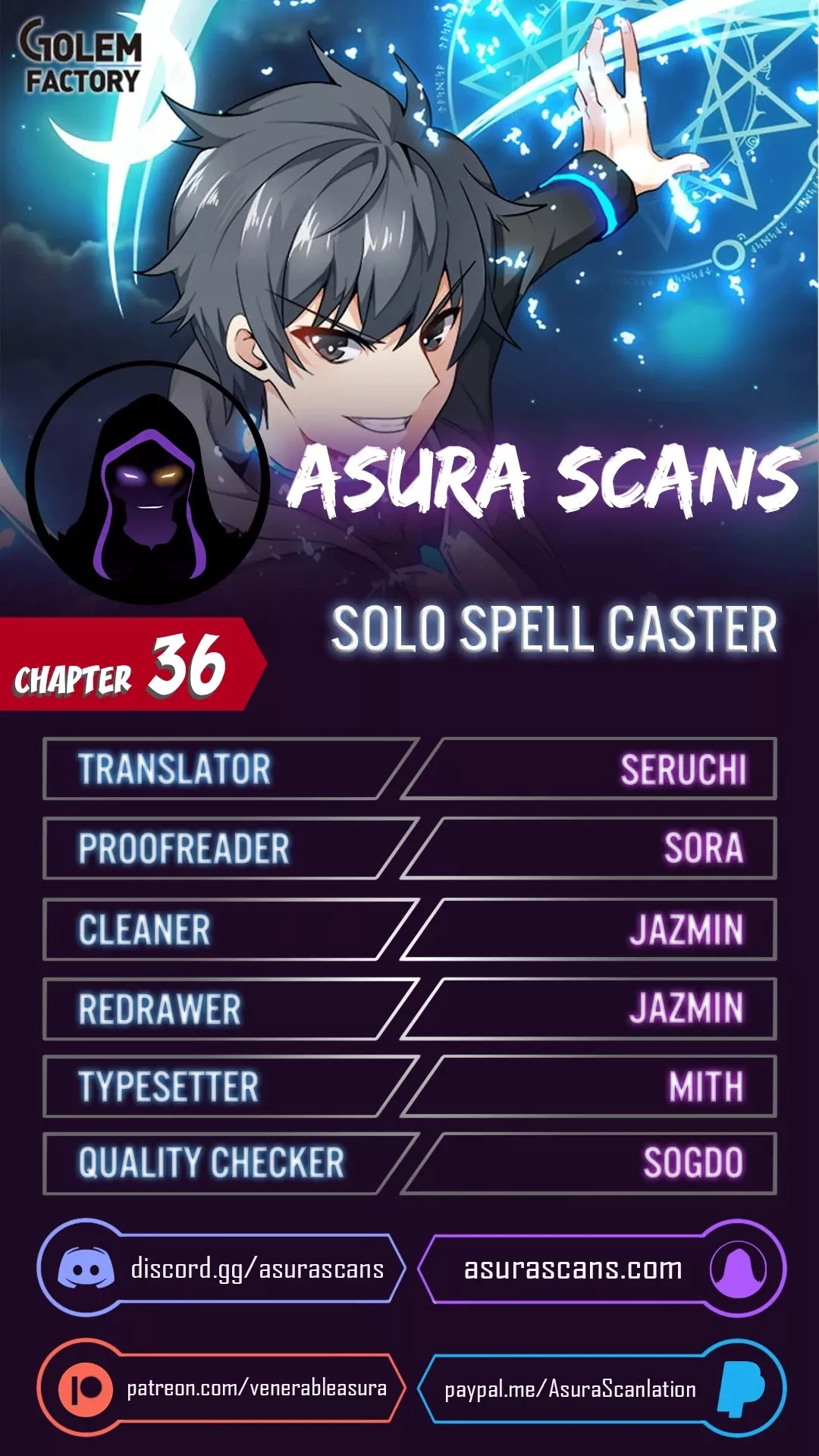 Read Solo Spell Caster Chapter 36 Online