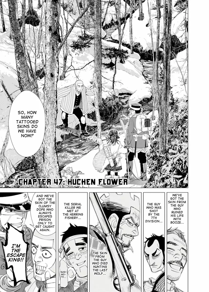 Read Golden Kamuy Chapter 47 - Huchen Flower Online