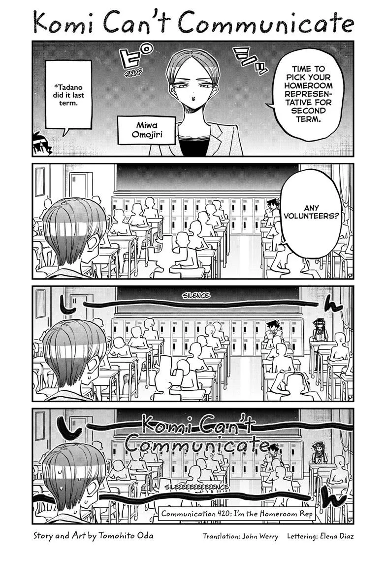 Read Komi-san wa Komyushou Desu Chapter 420 Online