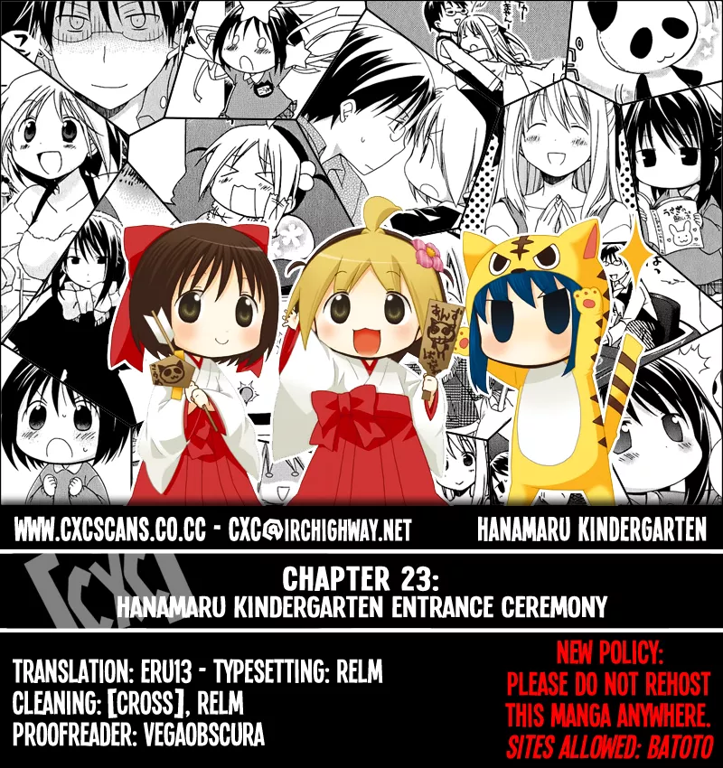 Read Hanamaru Youchien Chapter 23 - Hanamaru Kindergarten Entrance Ceremony Online