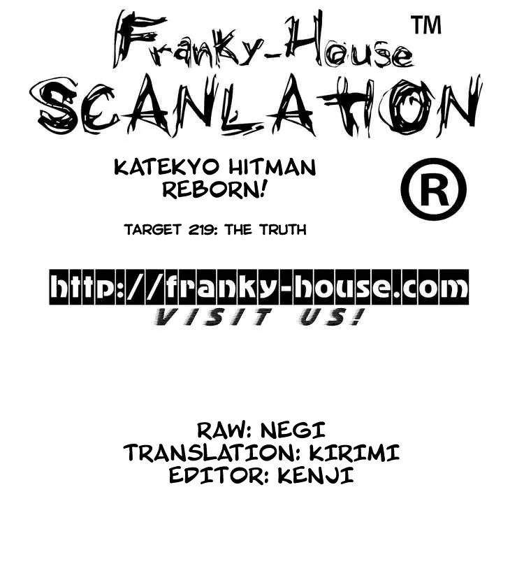 Read Katekyou Hitman Reborn! Chapter 219 - The Truth Online