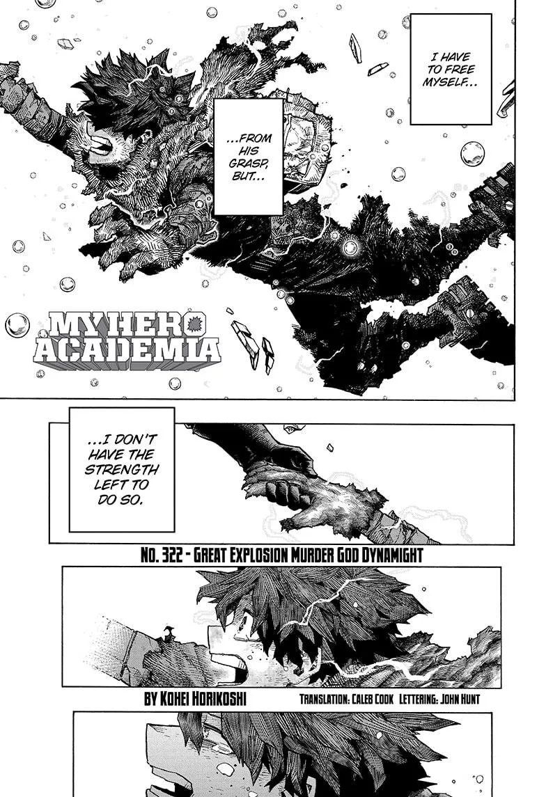 Read Boku no Hero Academia Chapter 322 Online