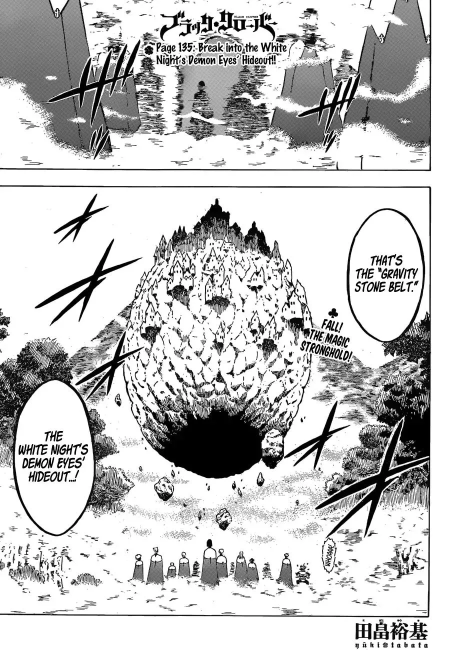 Read Black Clover Chapter 135 - Break into the White Night’s Demon Eyes’ Hideout!! Online