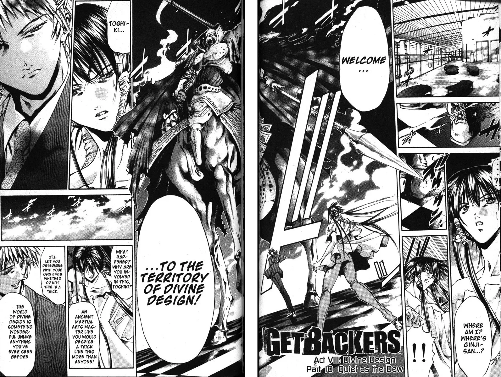 Read Get Backers Chapter 124 - Act VIII: Divine Design (10): Quiet as the Dew Online