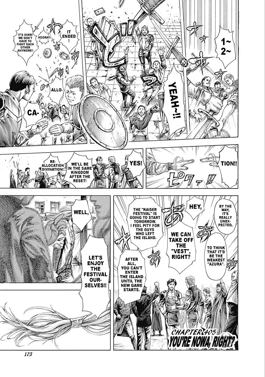 Read Usogui Chapter 405 - You're Nowa, Right? Online