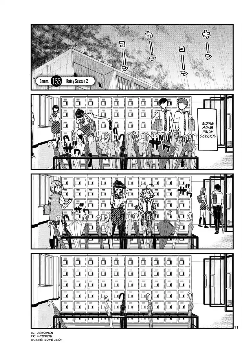 Read Komi-san wa Komyushou Desu Chapter 155 - Rainy Season 2 Online