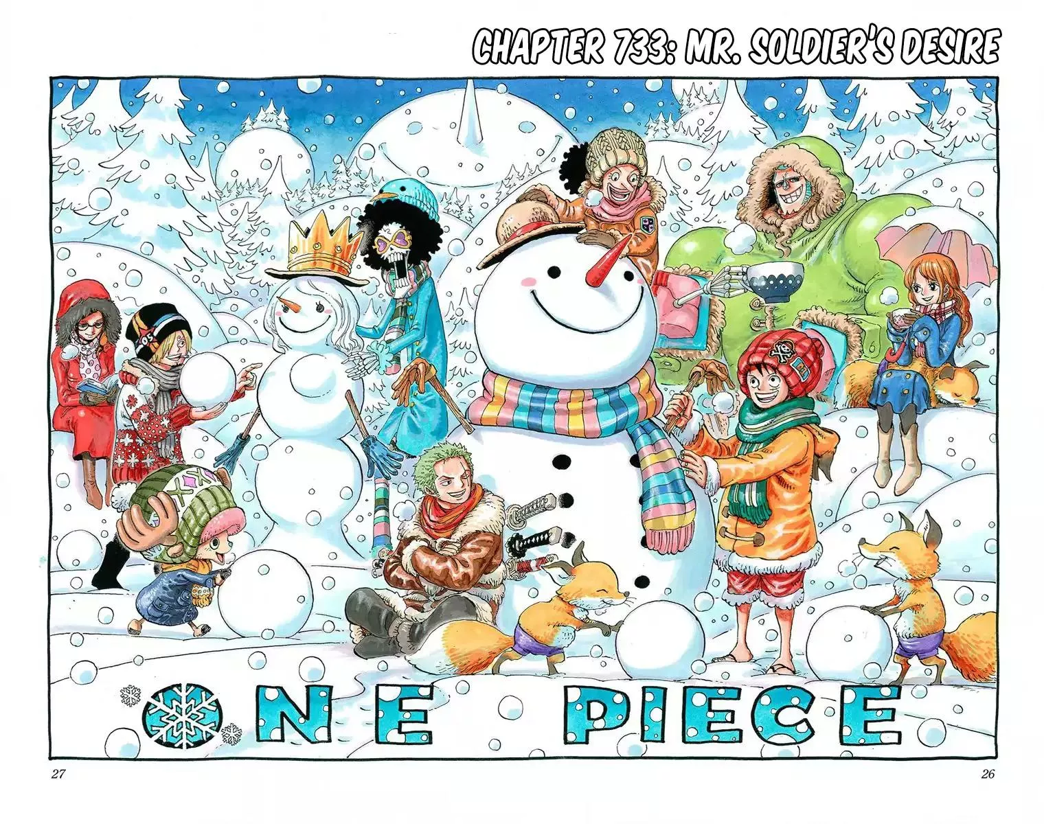 Read One Piece Chapter 733 - Mr. Soldier's Desire Online