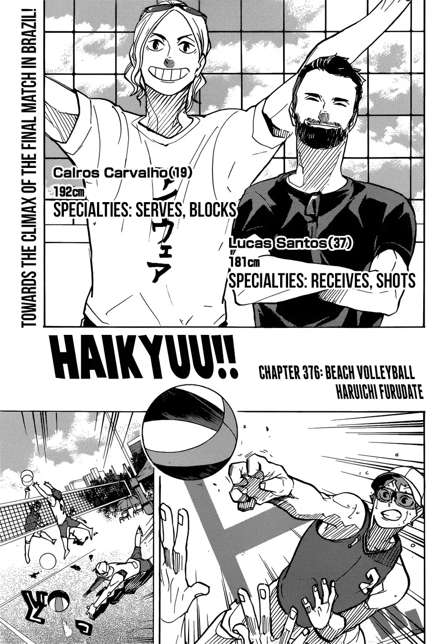 Read Haikyu!! Chapter 376 - Beach Volleyball Online