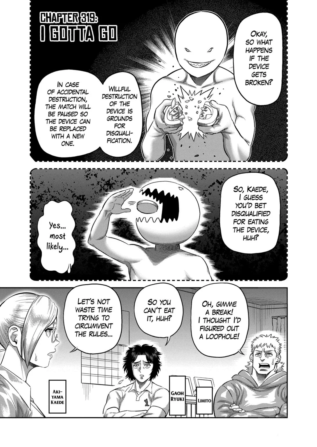 Read Kengan Omega Chapter 319 Online