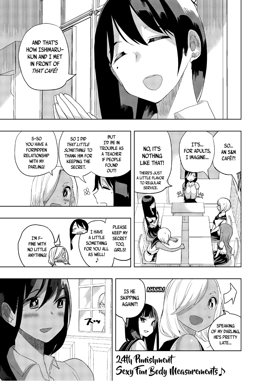 Read Houkago no Goumon Shoujo Chapter 24 - Sexy Fun Body Measurements ♪ Online