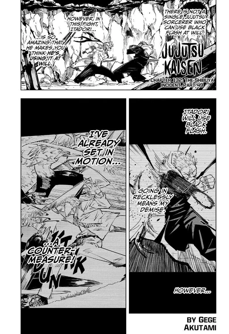 Read Jujutsu Kaisen Chapter 132 Online