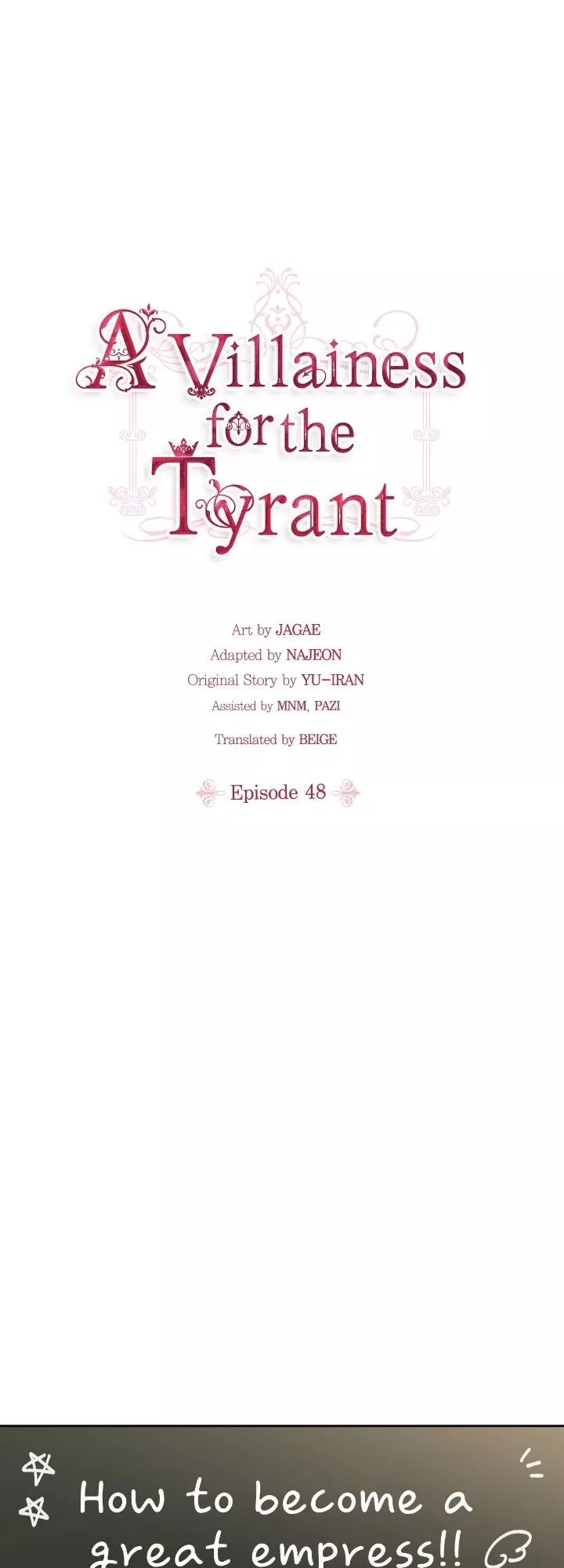 Read A Villainess for the Tyrant Chapter 48 Online