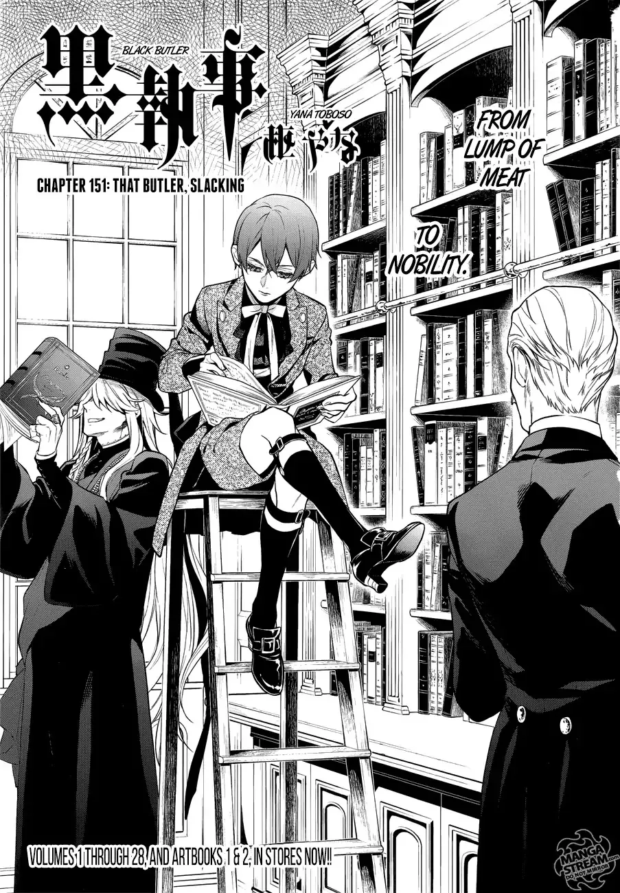 Read Kuroshitsuji Chapter 151 - That Butler, Slacking Online