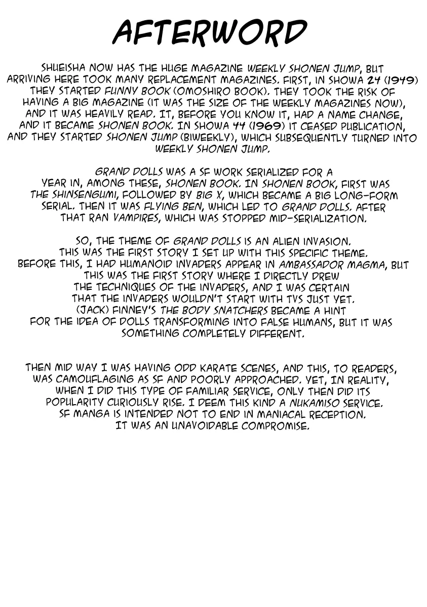 Read Grand Doll Chapter 4.1 - Afterword Online