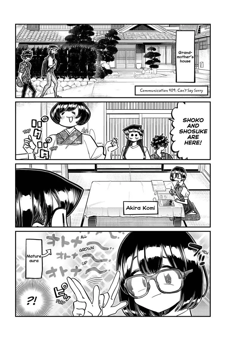 Read Komi-san wa Komyushou Desu Chapter 409 Online