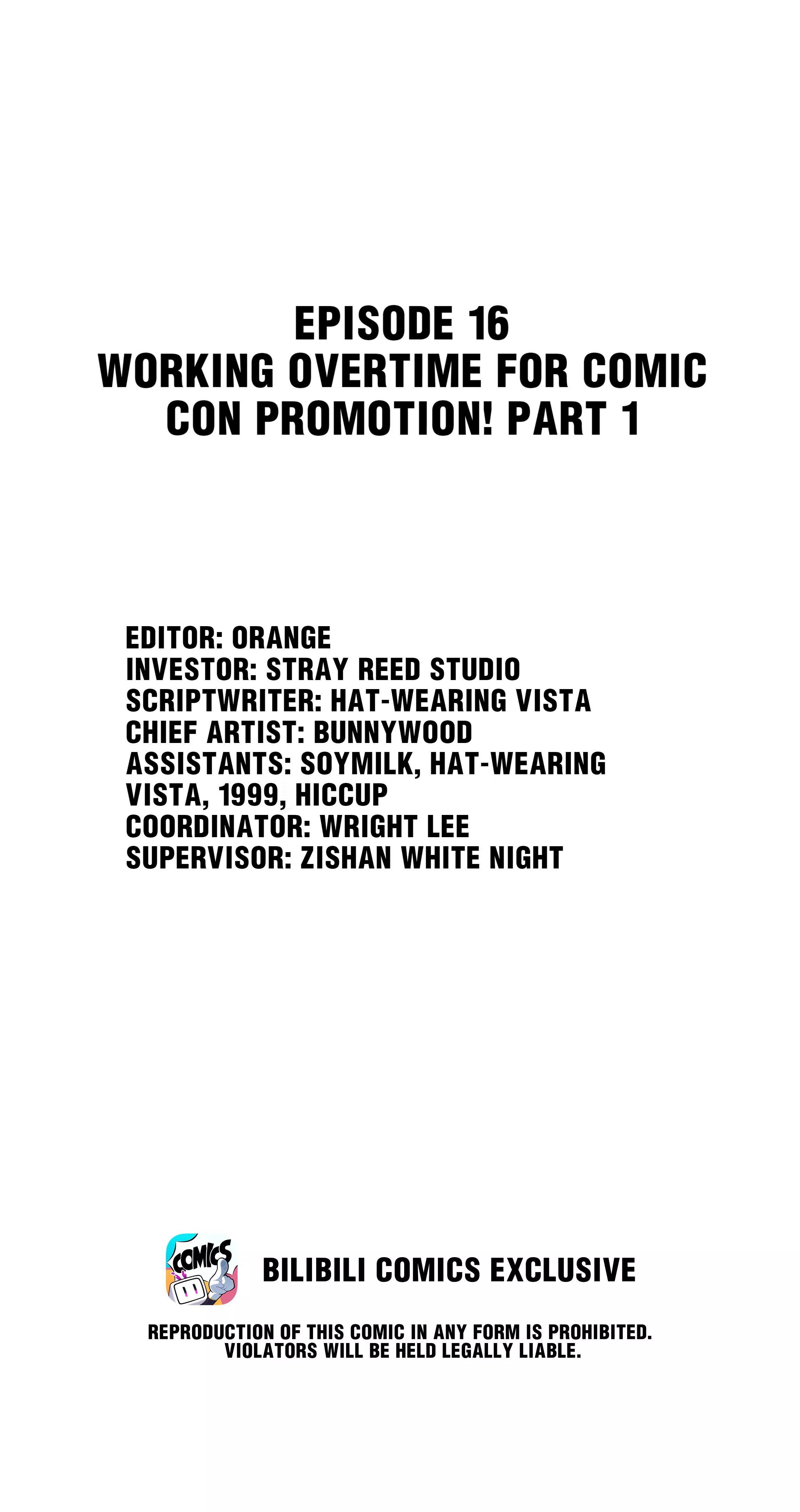 Read Working Overtime to Destroy the World! Chapter 16 - Working Overtime for Comic Con Promotion! Part1 Online