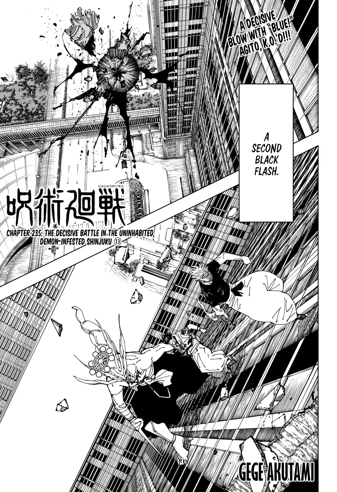 Read Jujutsu Kaisen Chapter 235 Online