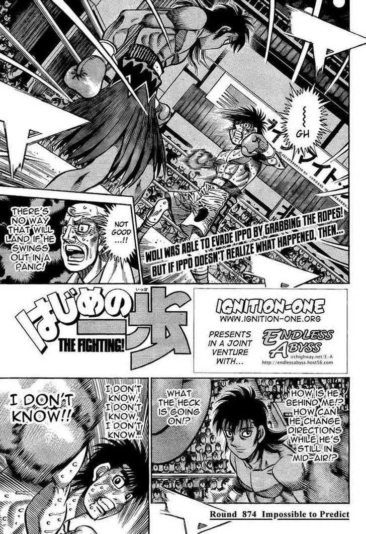 Read Hajime no Ippo Chapter 874 - Impossible to Predict Online