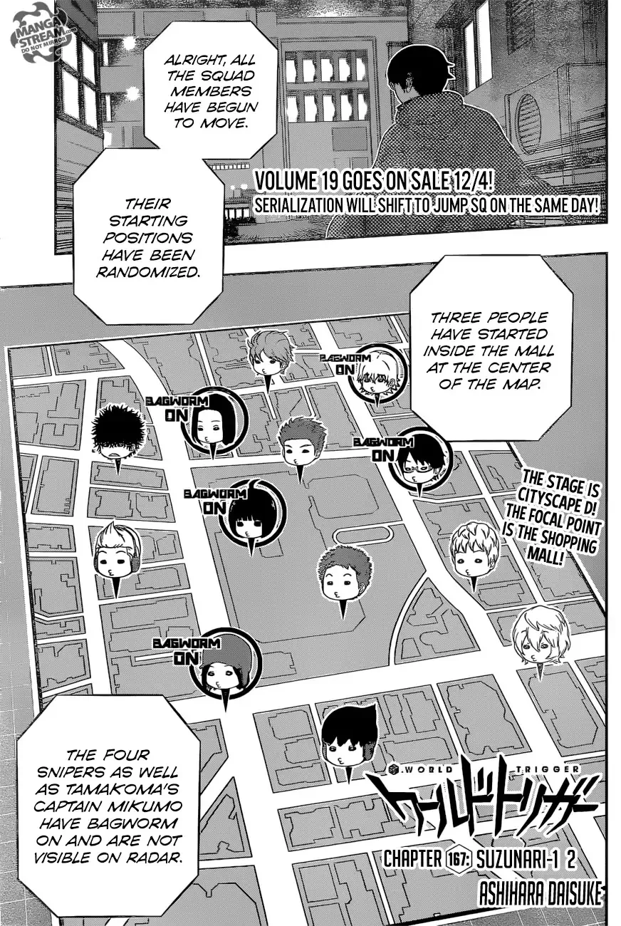 Read World Trigger Chapter 167 - Suzunari-1 2 Online