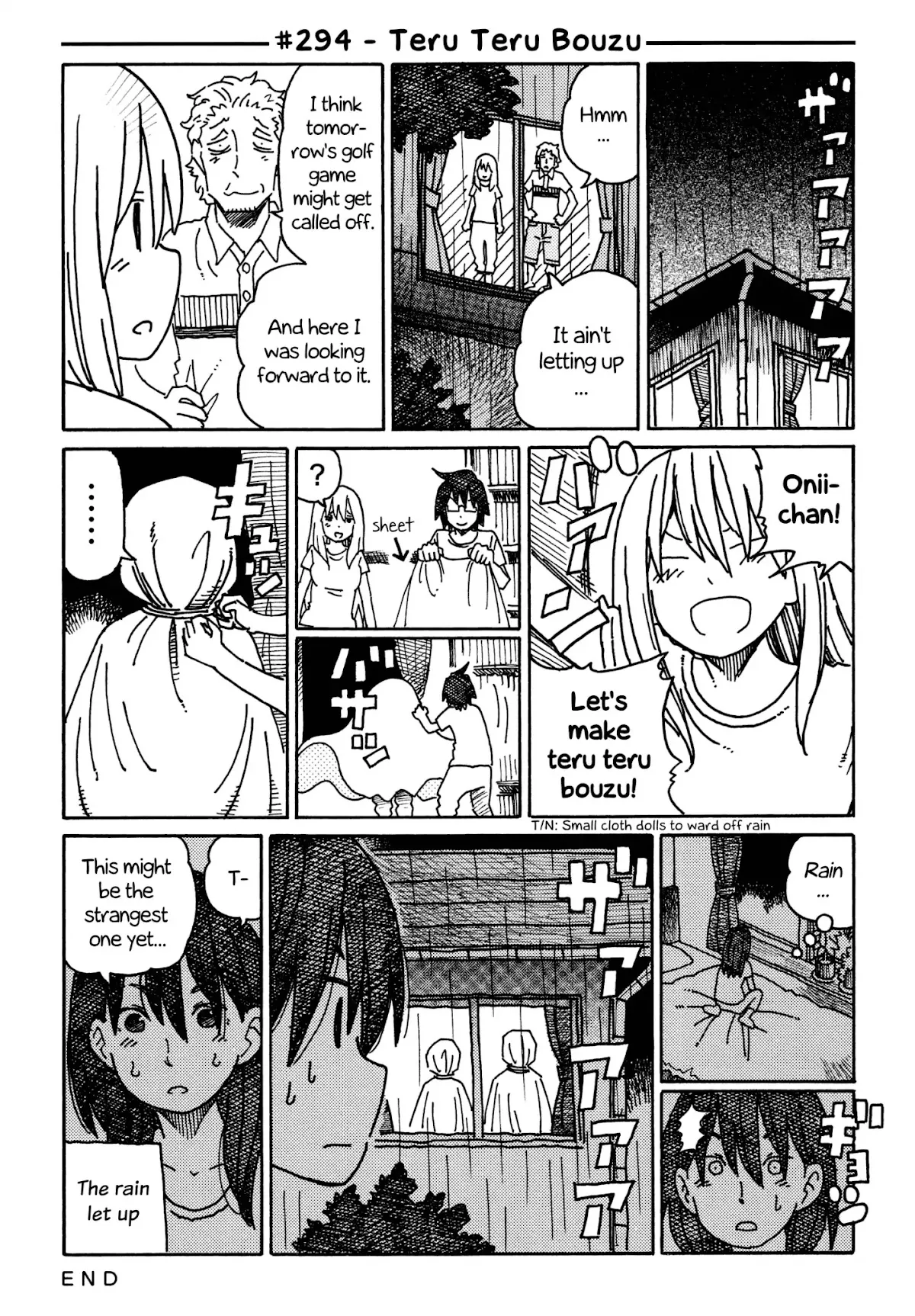 Read Hatarakanai Futari (The Jobless Siblings) Chapter 294 - Teru Teru Bouzu Online