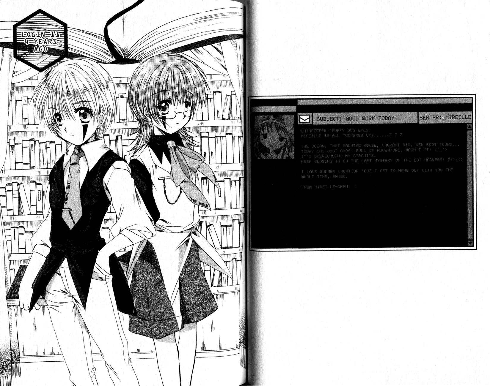 Read .hack//Tasogare no Udewa Densetsu Chapter 11 - 4 Years Ago Online