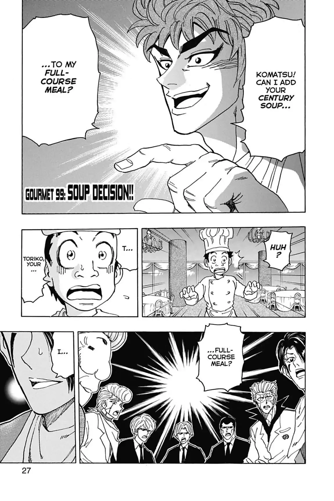 Read Toriko Chapter 99 - Vol.12 Gourmet 99: Soup Decision!! Online