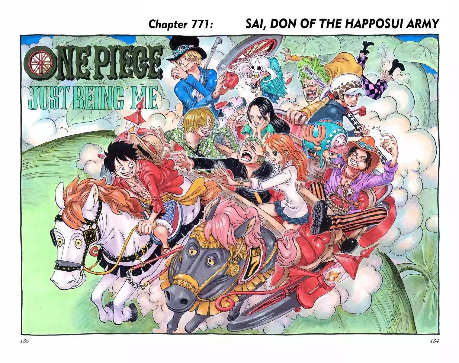 Read One Piece Chapter 771 - Sai, Don of the Happosui Army Online