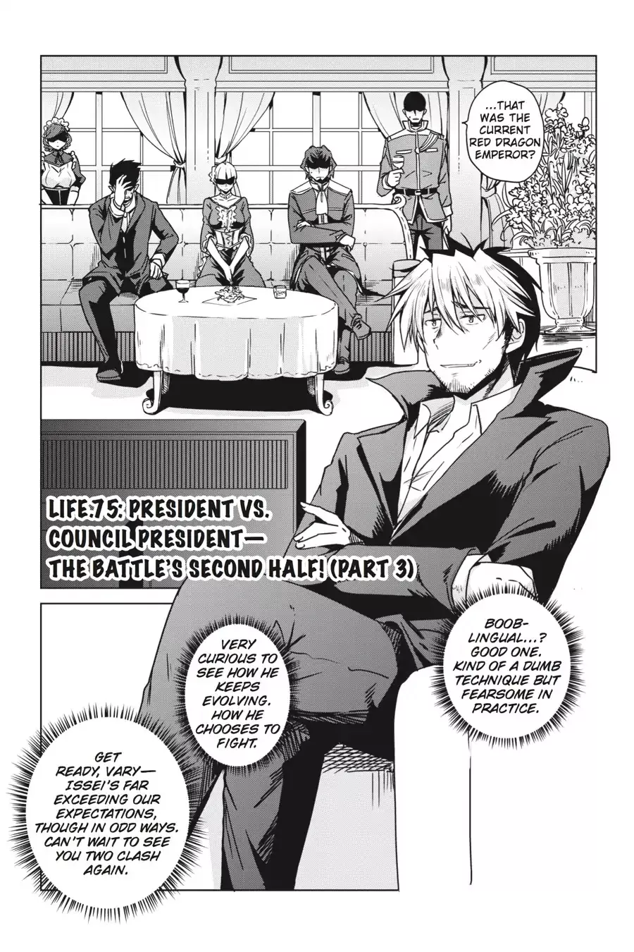 Read High School DxD Chapter 75 - President VS. Council President - The Battle's Second Half! (Part 3) Online