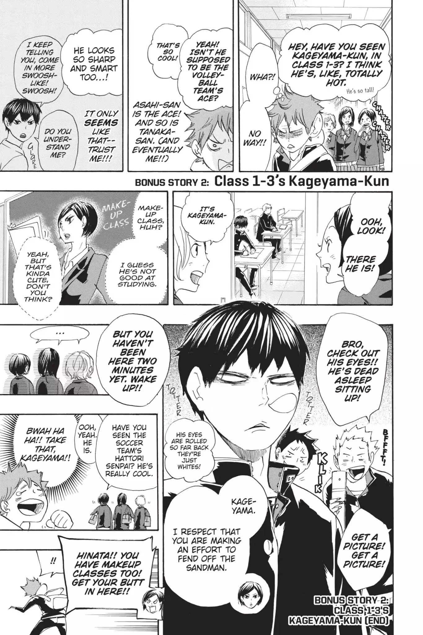 Read Haikyu!! Chapter 71.6 - Class 1-3's Kageyama-kun Online