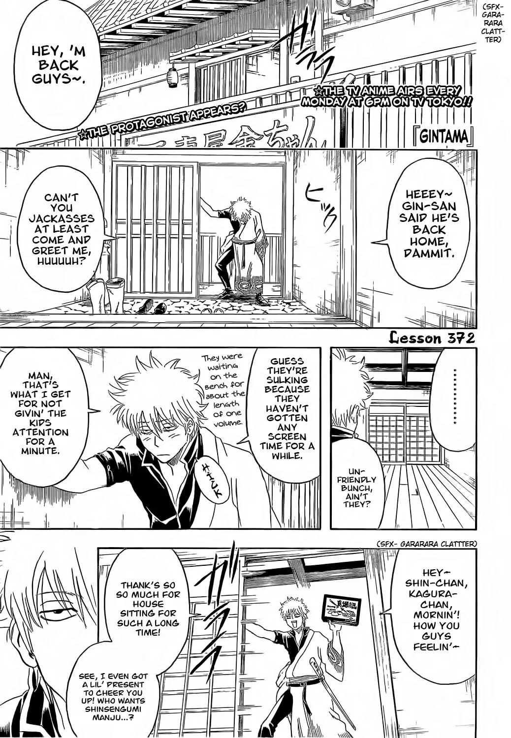 Read Gintama Chapter 372 - Nobody with a Straight Perm is a Bad Guy Online