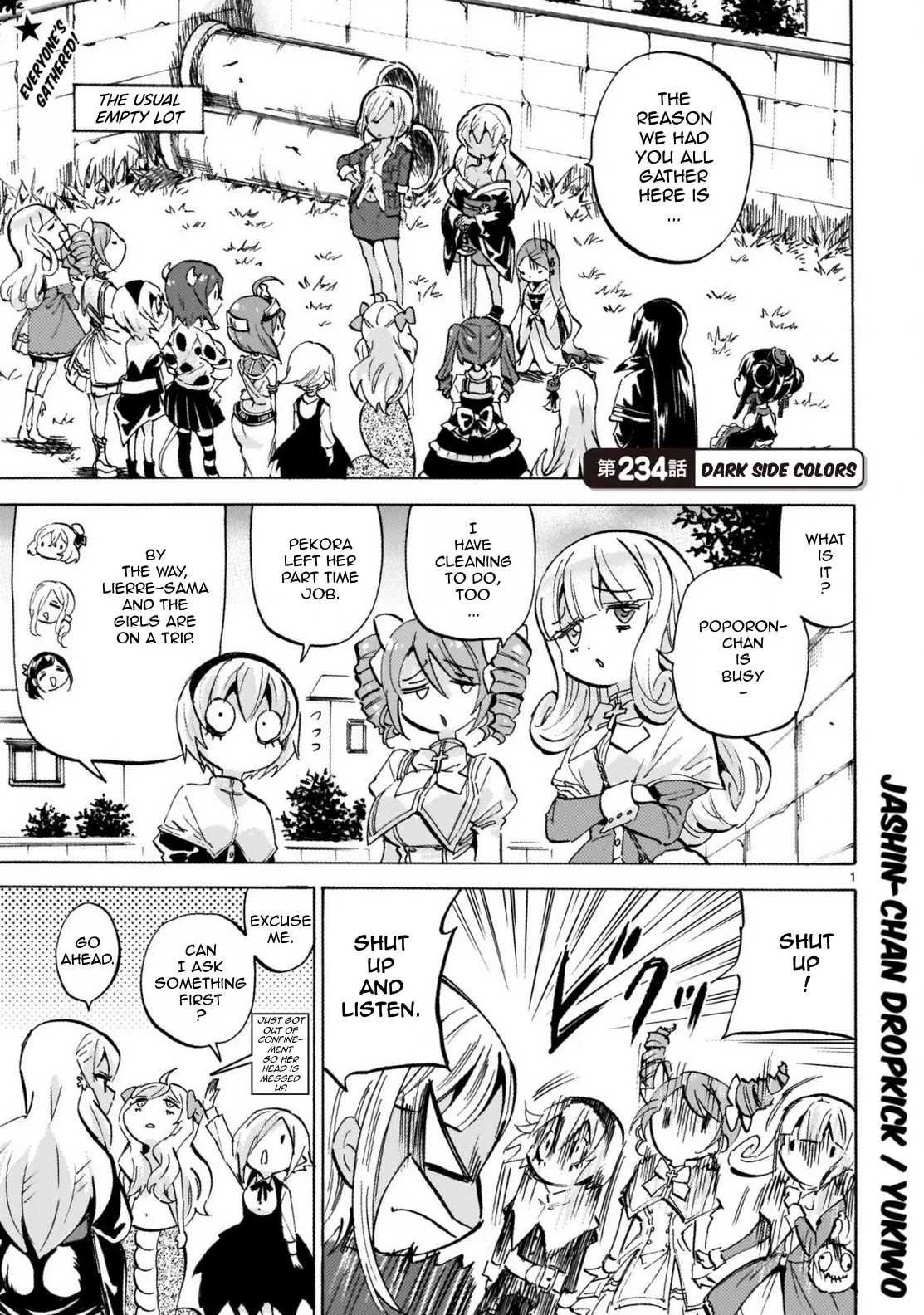 Read Jashin-chan Dropkick Chapter 239 - Dark Side Colors Online