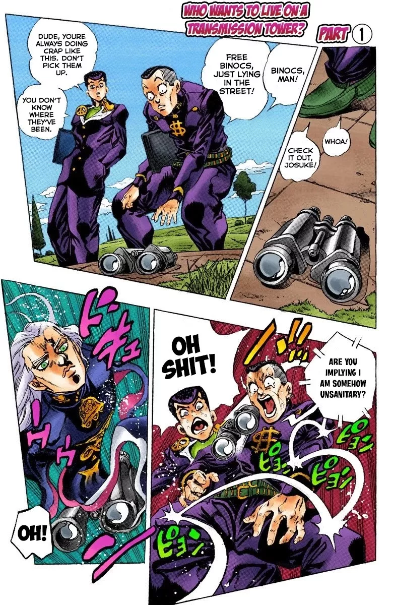 Read JoJo’s Bizarre Adventure Part 4: Diamond Is Unbreakable Chapter 133 - Who Wants to Live on a Transmission Tower? Part 1 Online