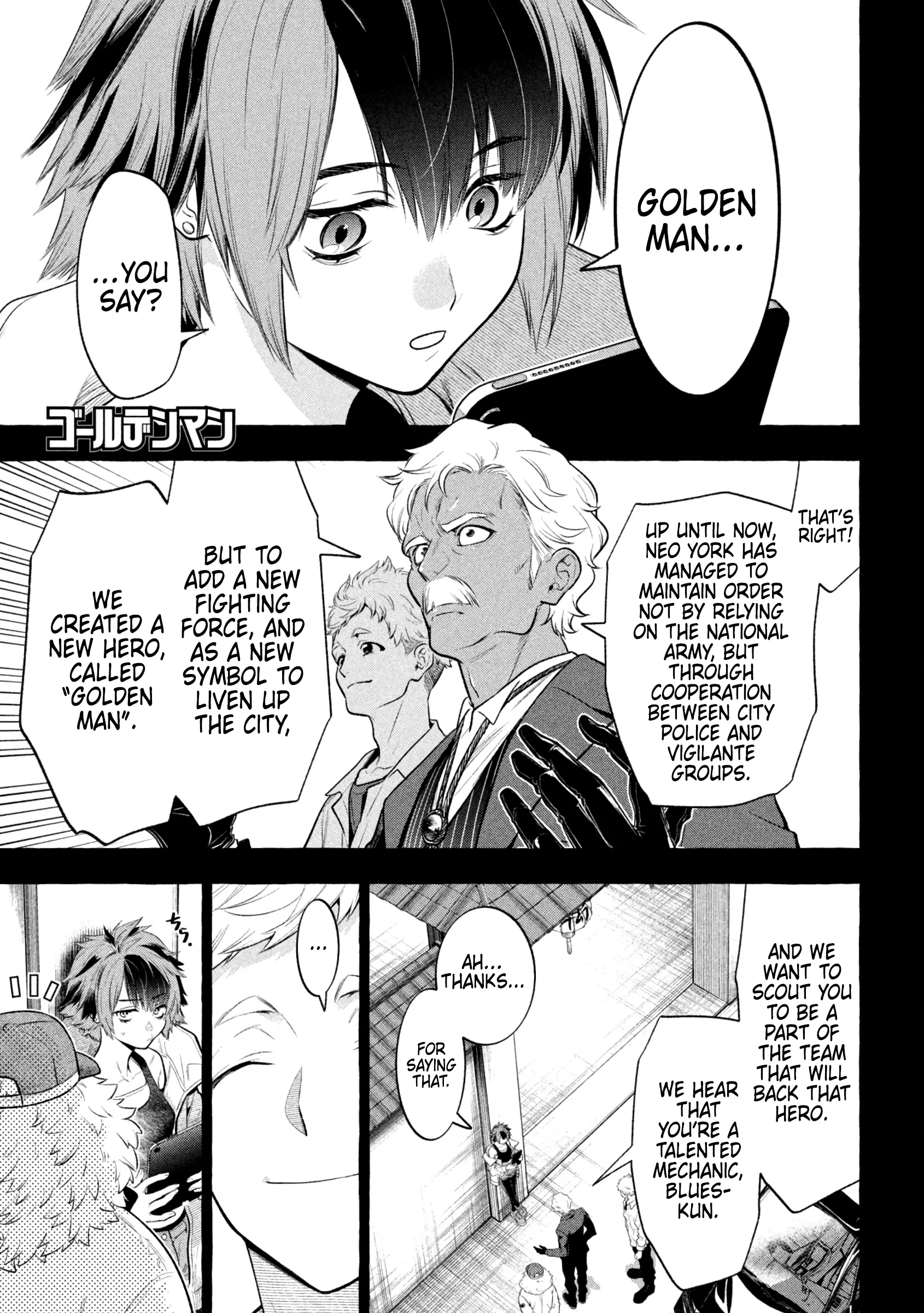 Read GOLDEN MAN Chapter 36 - Let's Hear About Blues (2) Online