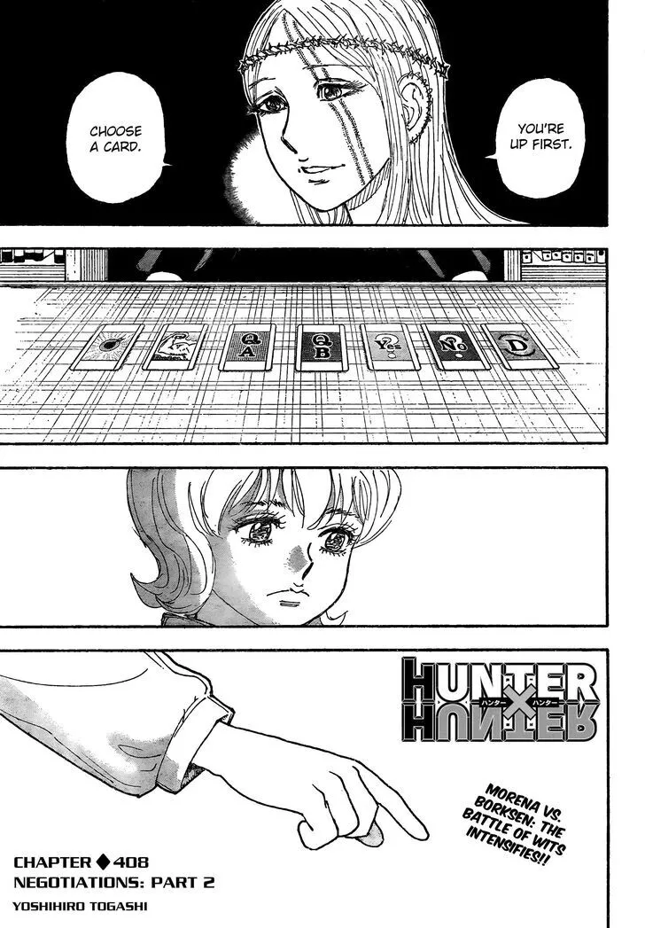 Read Hunter x Hunter Chapter 408 - Negotiation Part 2 Online