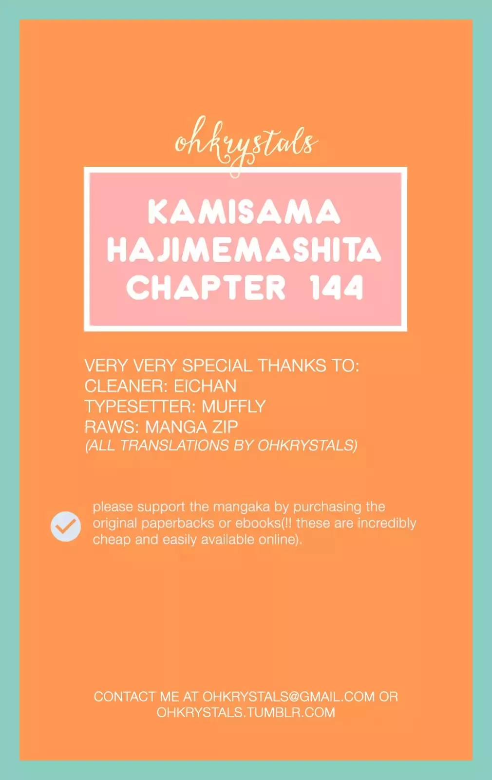 Read Kamisama Hajimemashita Chapter 144 Online