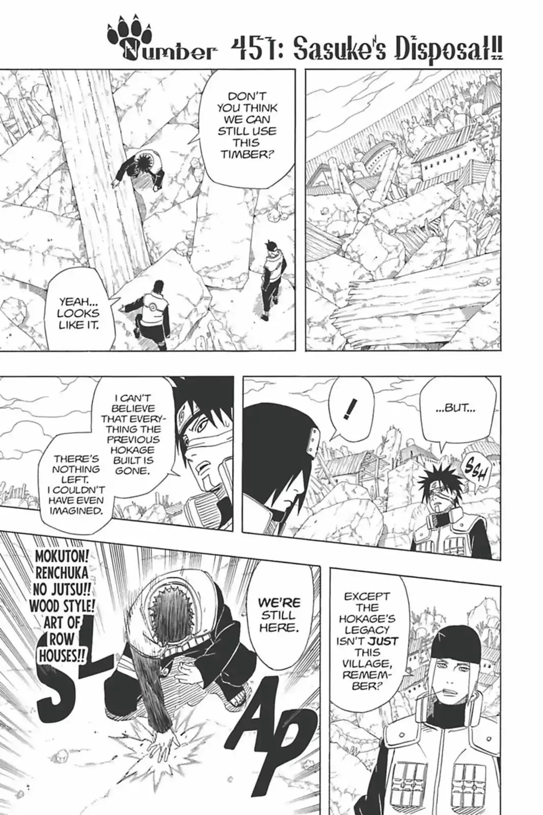 Read Naruto Chapter 451 - Sasuke's Disposal!! Online