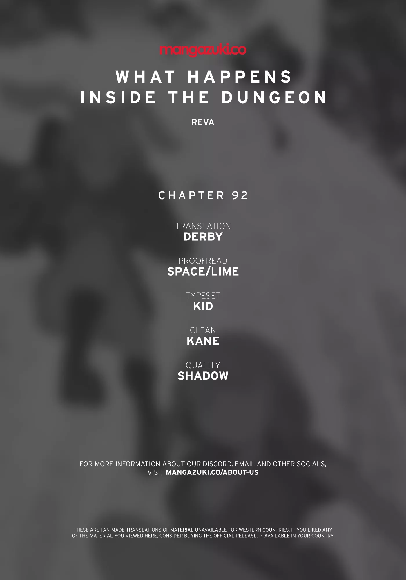 Read What Happens Inside the Dungeon Chapter 92 Online