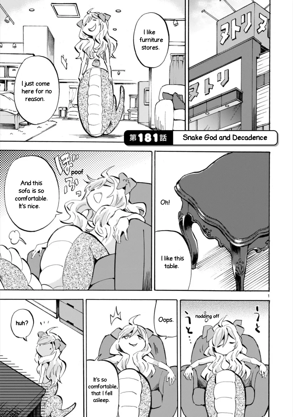 Read Jashin-chan Dropkick Chapter 181 - Snake God and Decadence Online