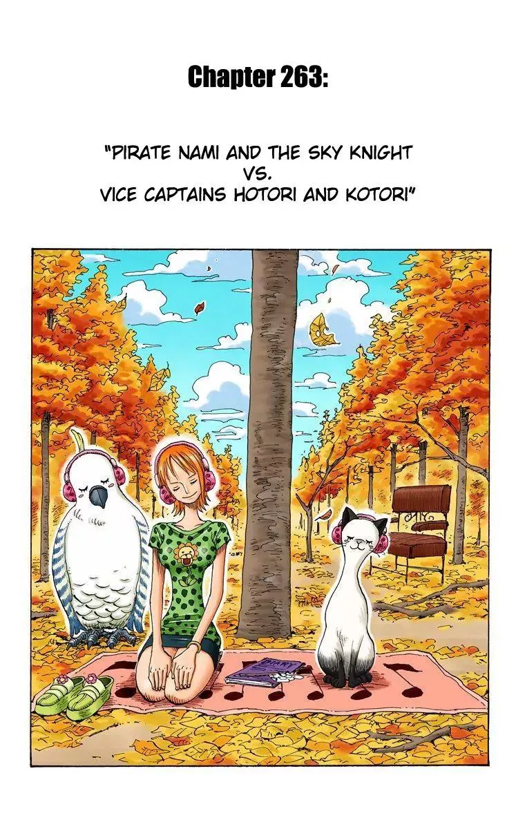 Read One Piece Chapter 263 - Pirate Nami and the Sky Knight vs Vice Captains Hotori and Kotori Online