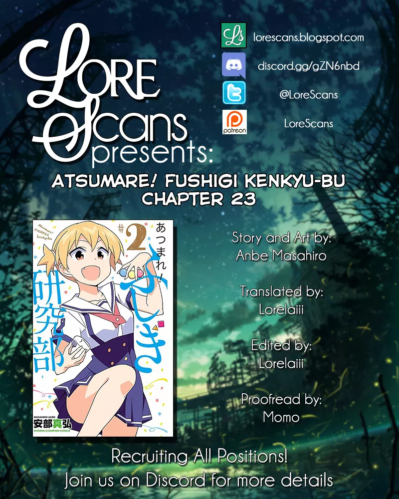 Read Atsumare! Fushigi Kenkyu-bu Chapter 23 - The Mystery of Ghost Photography Online