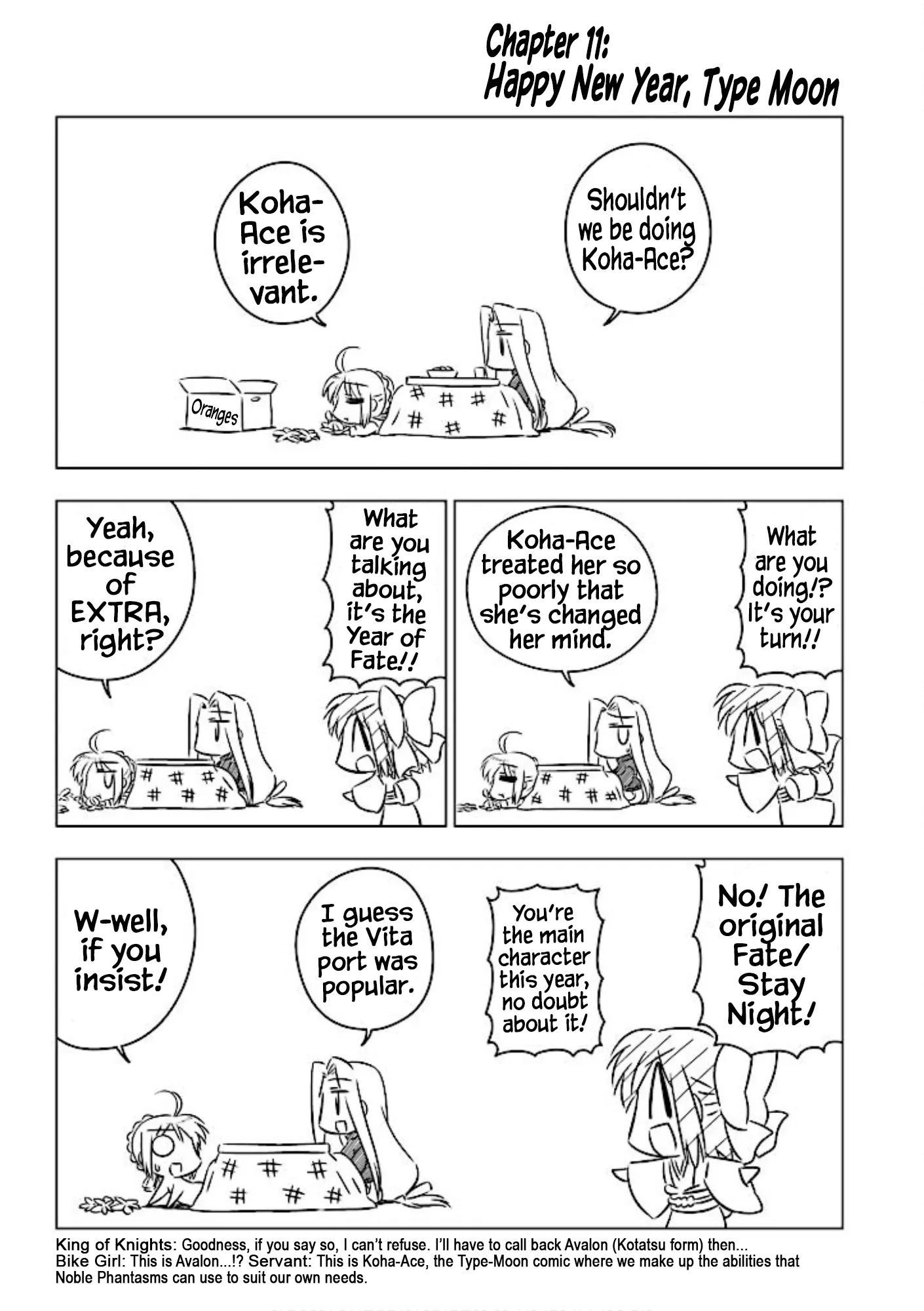 Read Koha-Ace+ Chapter 11 - Happy New Year, Type-Moon Online