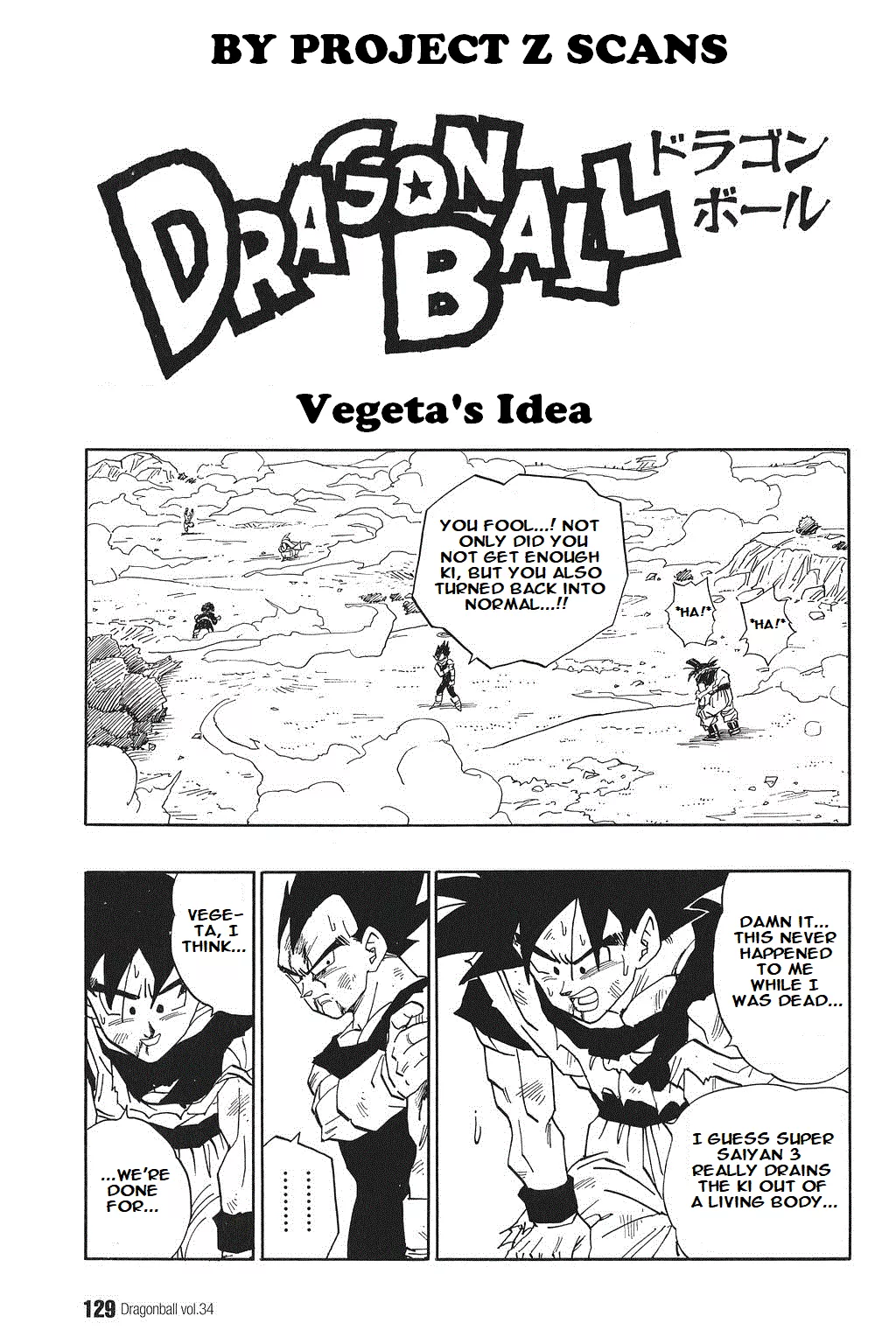 Read Dragon Ball Chapter 513 - Vegeta's Idea Online