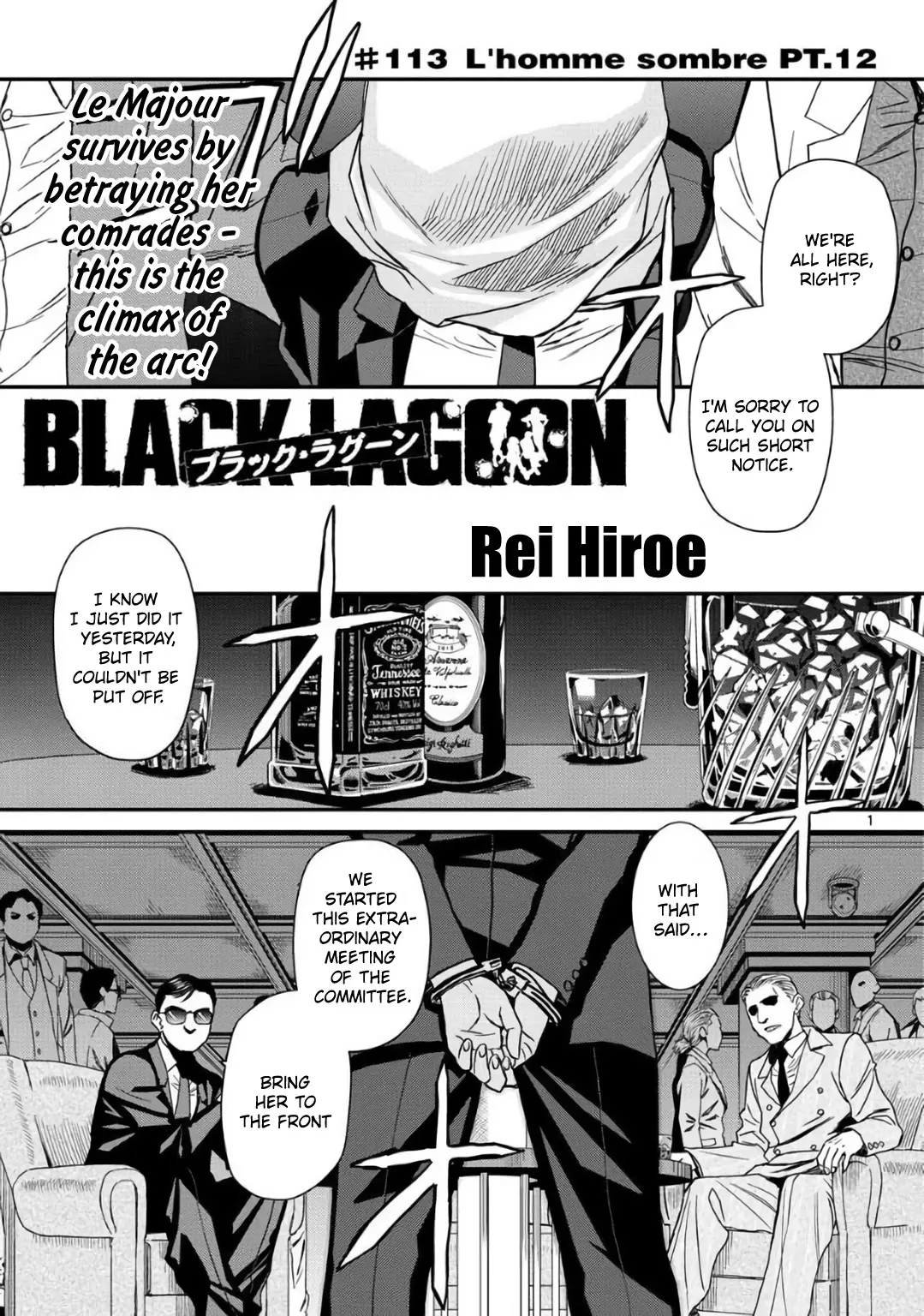 Read Black Lagoon Chapter 113 - L'homme sombre Pt.12 Online