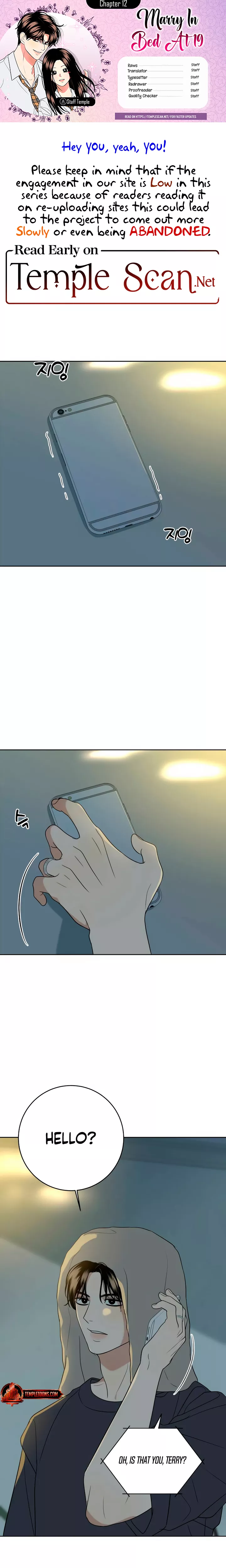 Read Marry In Bed at 19 Chapter 12 Online
