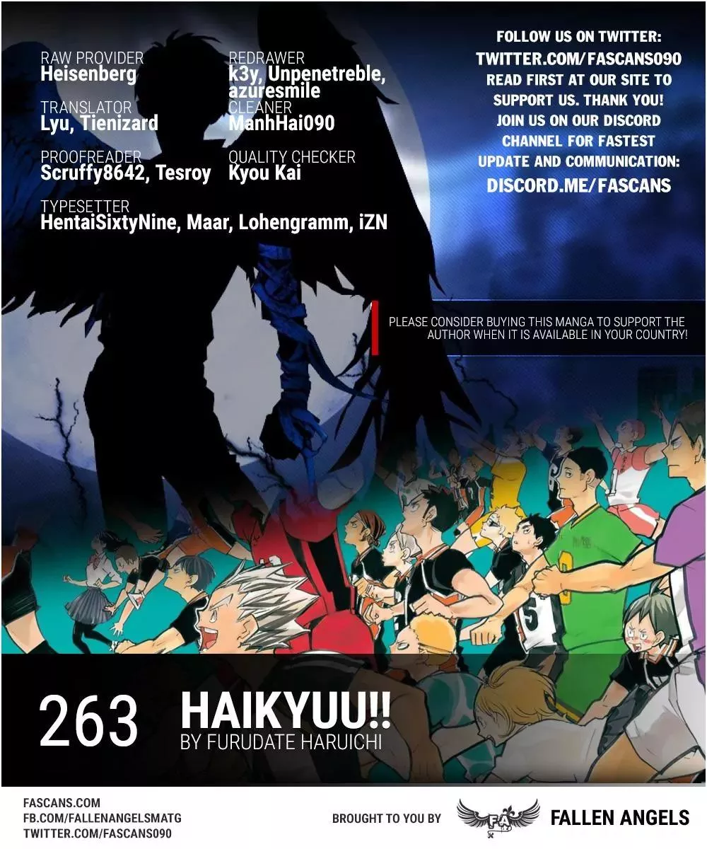 Read Haikyu!! Chapter 263 - Paisen's Pride Online