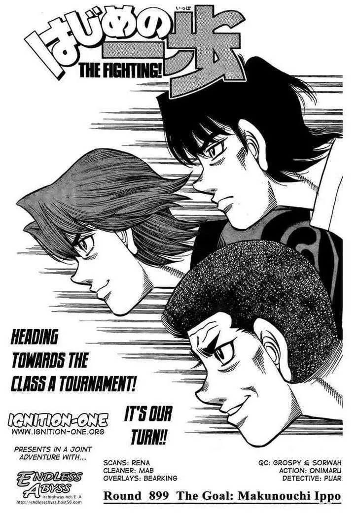 Read Hajime no Ippo Chapter 899 - The Goal:Makunouchi Ippo Online