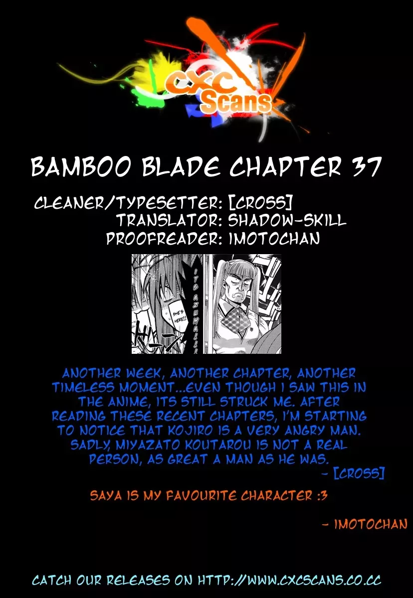 Read Bamboo Blade Chapter 37 - Azuma and the Kendo Club Online