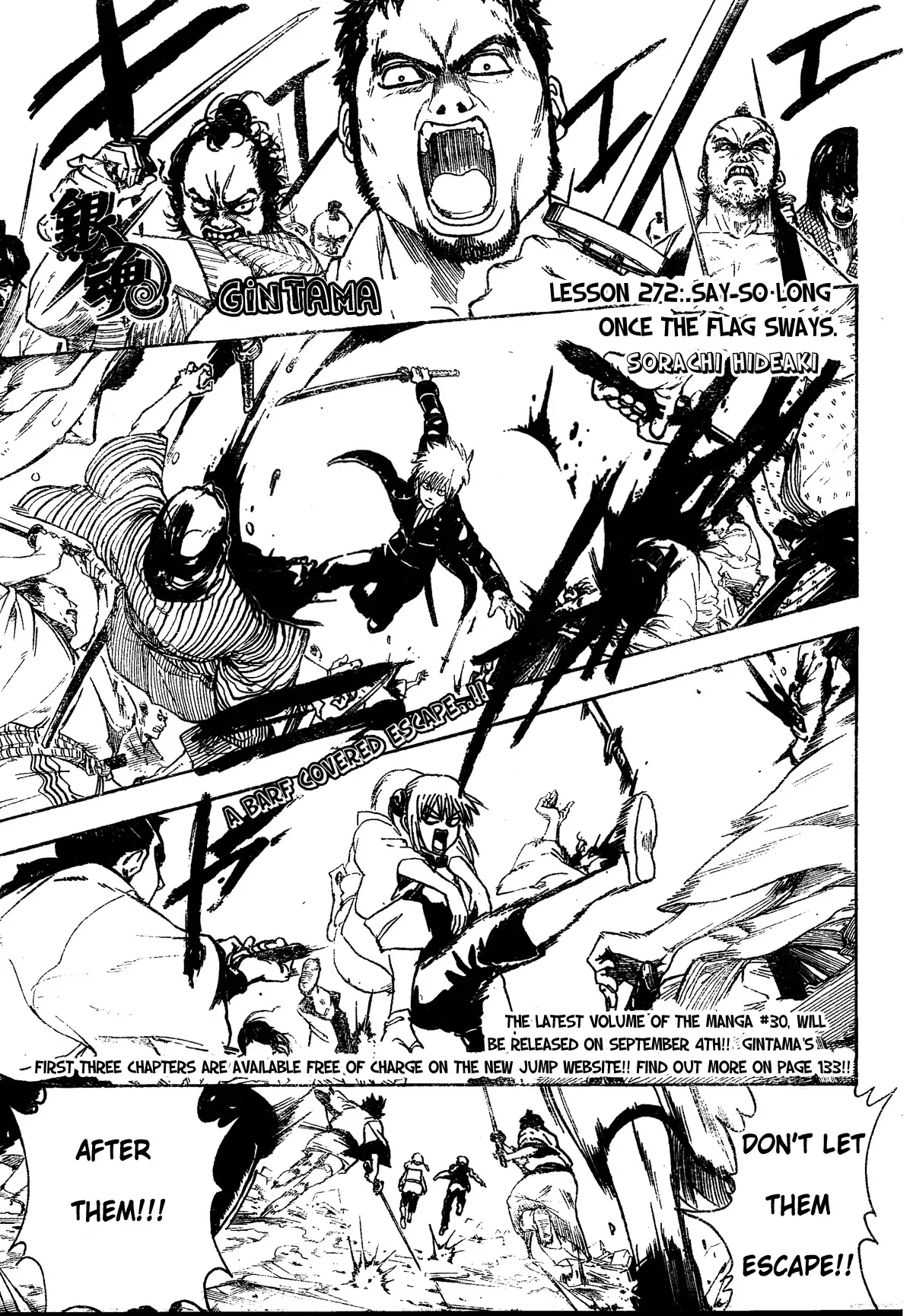 Read Gintama Chapter 272 - Say So Long Once The Flag Sways Online