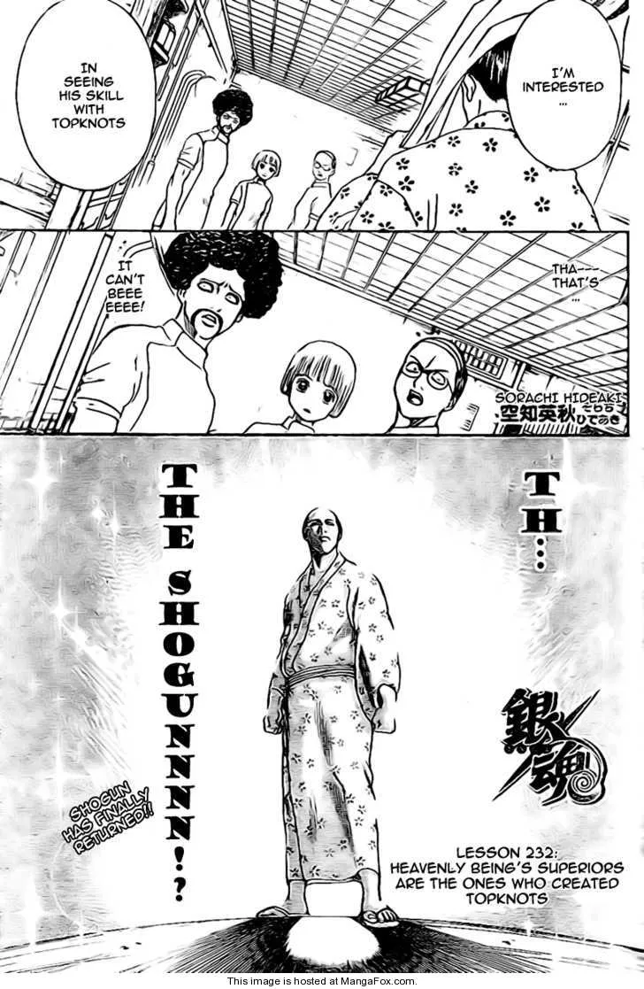 Read Gintama Chapter 232 - Heavenly beings' superiors are the ones who created topknots Online